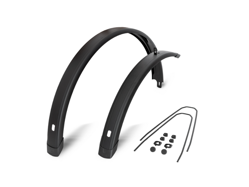 Eurofender EF skærmsæt tempo square 28 tommer 72mm sort