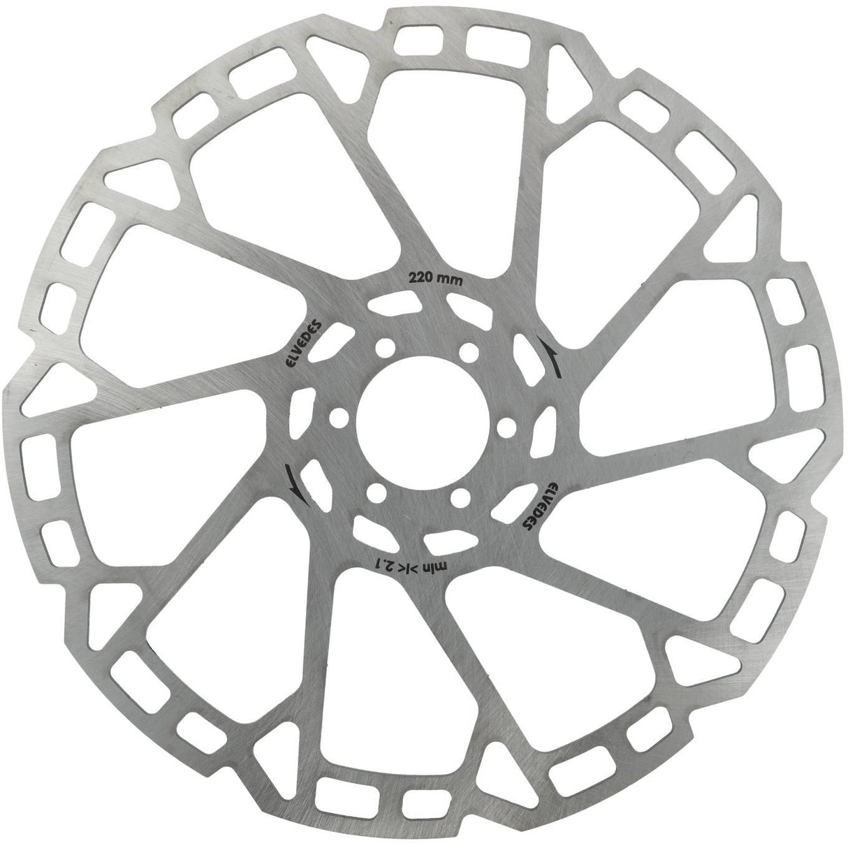 Elvedes bremseskive 6-huls �220mm t=2,3mm