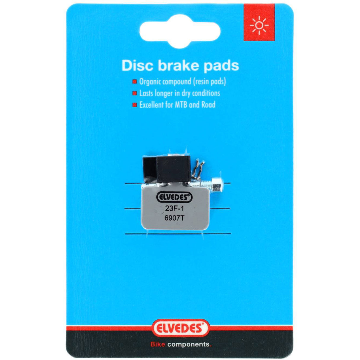 Elvedes Disc Brake Blocks Shimano | 6907t | grå