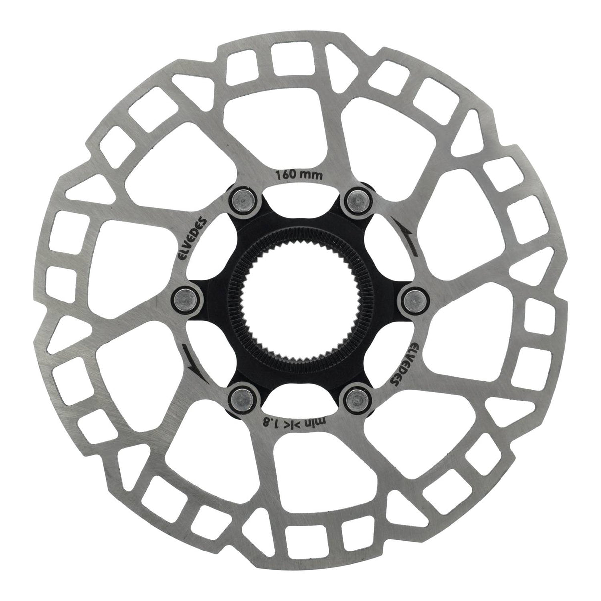 Elvedes bremseskive centerlock �160mm t=2.0mm