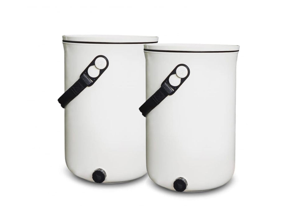 Em agriton bokashi - design køkkenspand - 9,6l - sæt med 2