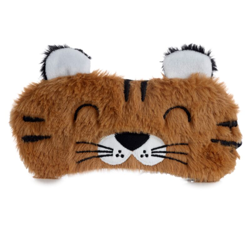 Plys adoramals tiger sovemaske