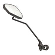 Ergotec spejl m-77lv venstre folde sort