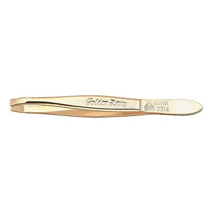 Erbe solingen pincet guldbelagt buet 8cm (erbe92314)
