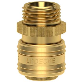 Lüdecke ludecke snelkoppeling 1 2 bu.dr.mes.dn7.2 (euro10)
