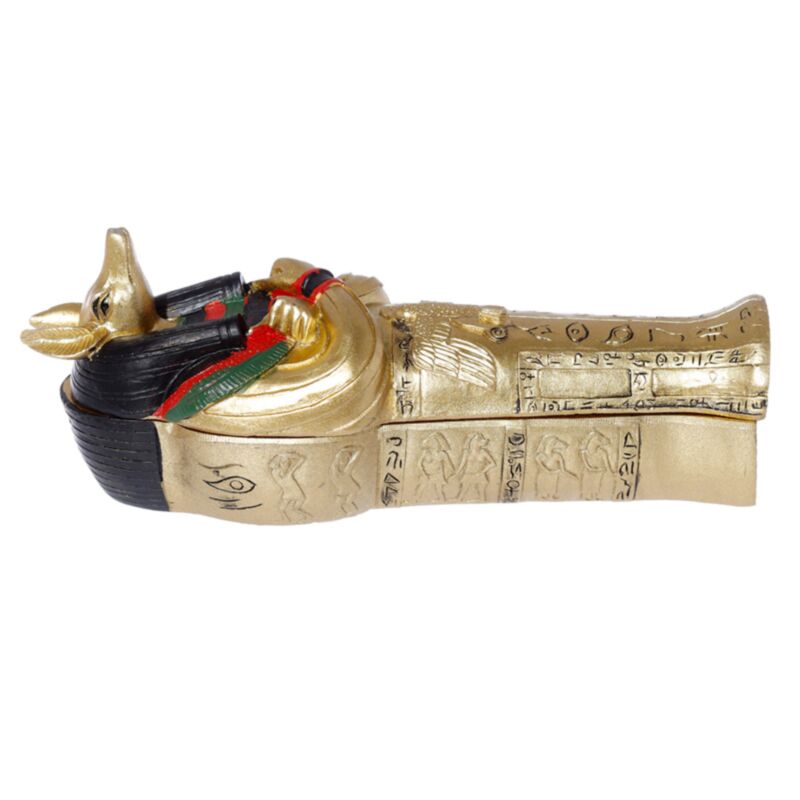 Egypten - Anubis sarkofag med mumie