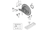 Shimano Rollerbrake BrakePlaat Achter BRC6000 (pr. Stykke)