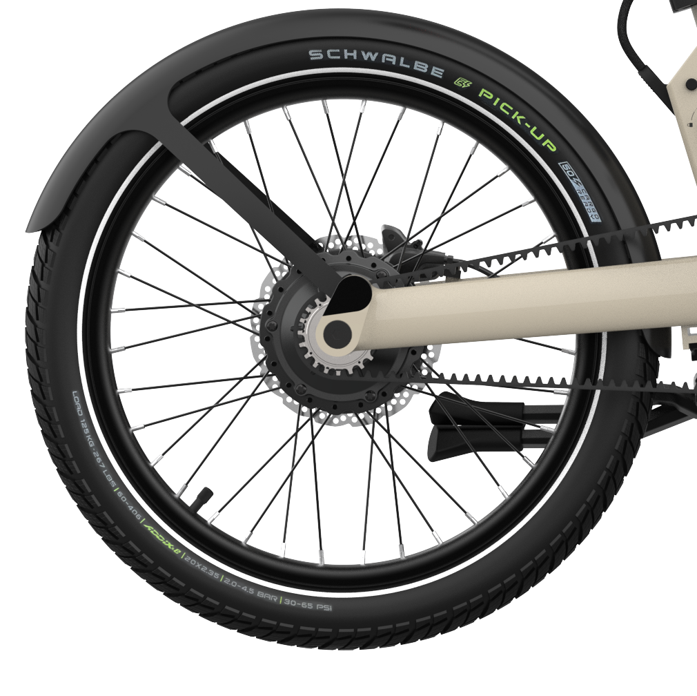 Uto eovolt baghjul bafang dual speed pro20 sort