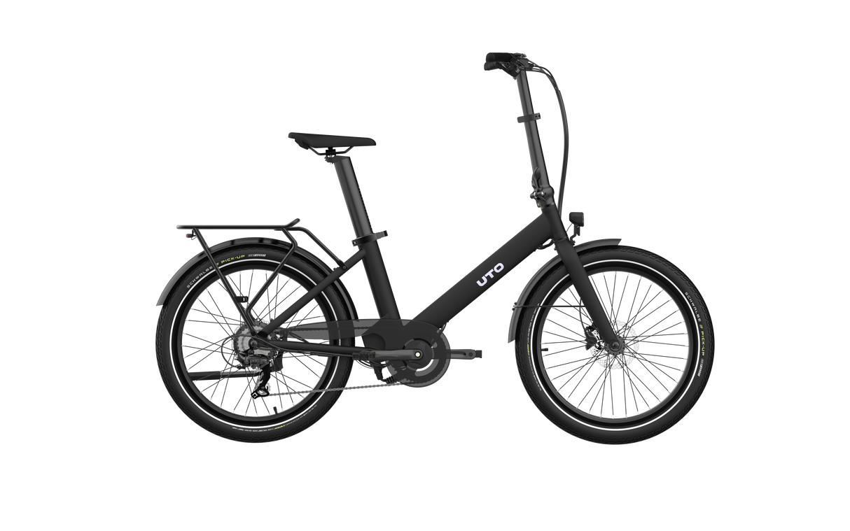 Uto elektrisk kompakt cykel og24 v1 sort