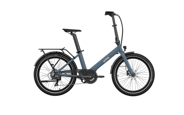 Uto elektrisk kompakt cykel og24 v1 blå