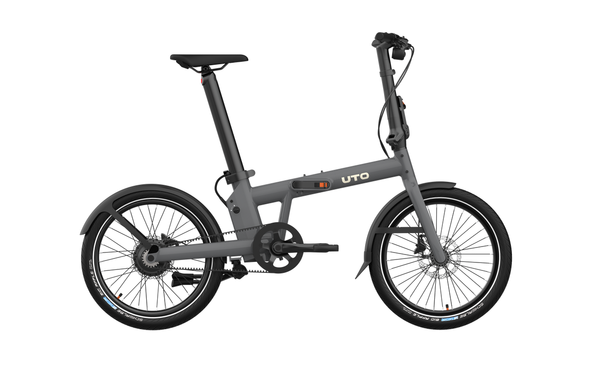 Uto elektrisk foldecykel pro20 v2 grå