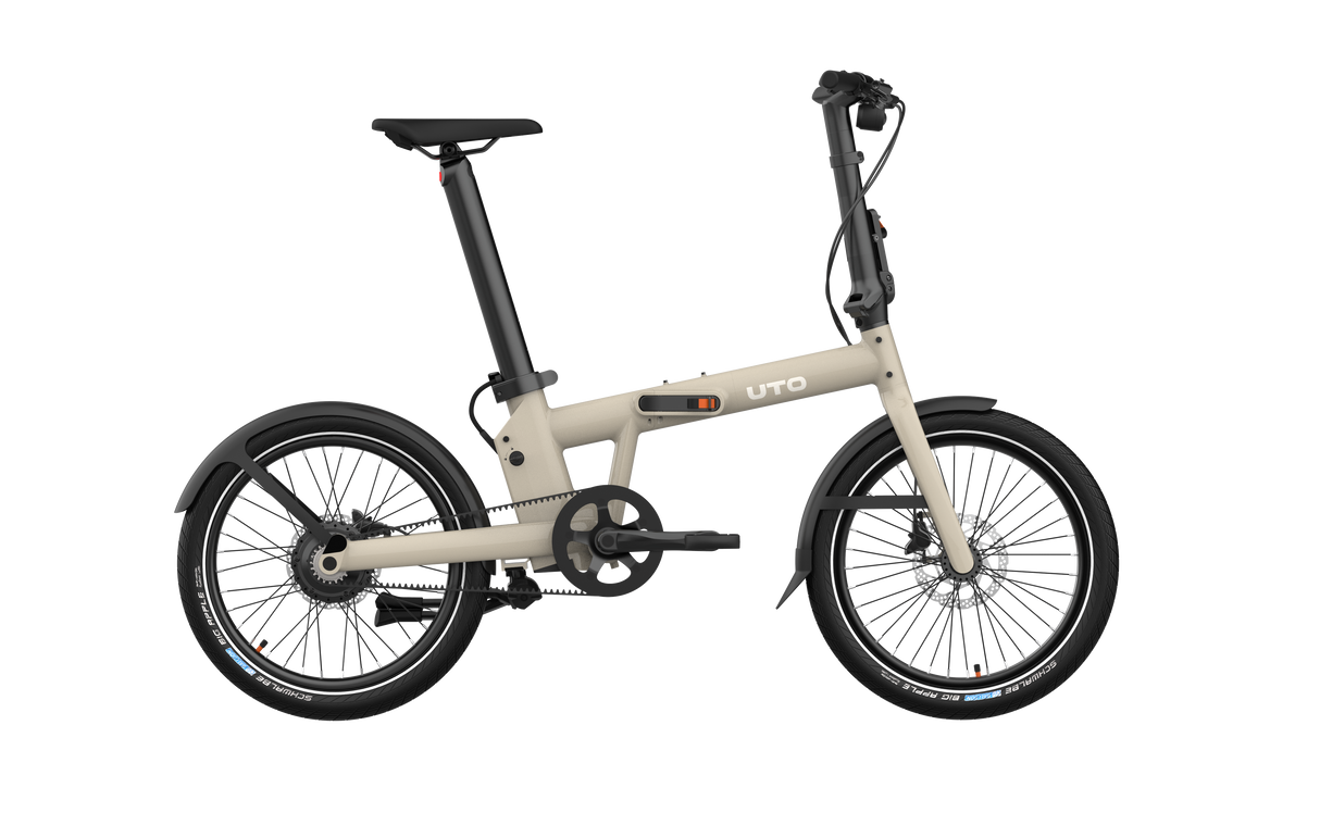 Uto elektrisk foldecykel pro20 v2 taupe