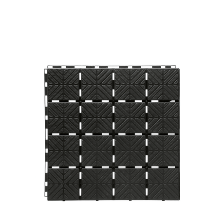Prosperplast easy square series - modulopbygget havekasse - skridsikker - 40 x 40 cm - sort