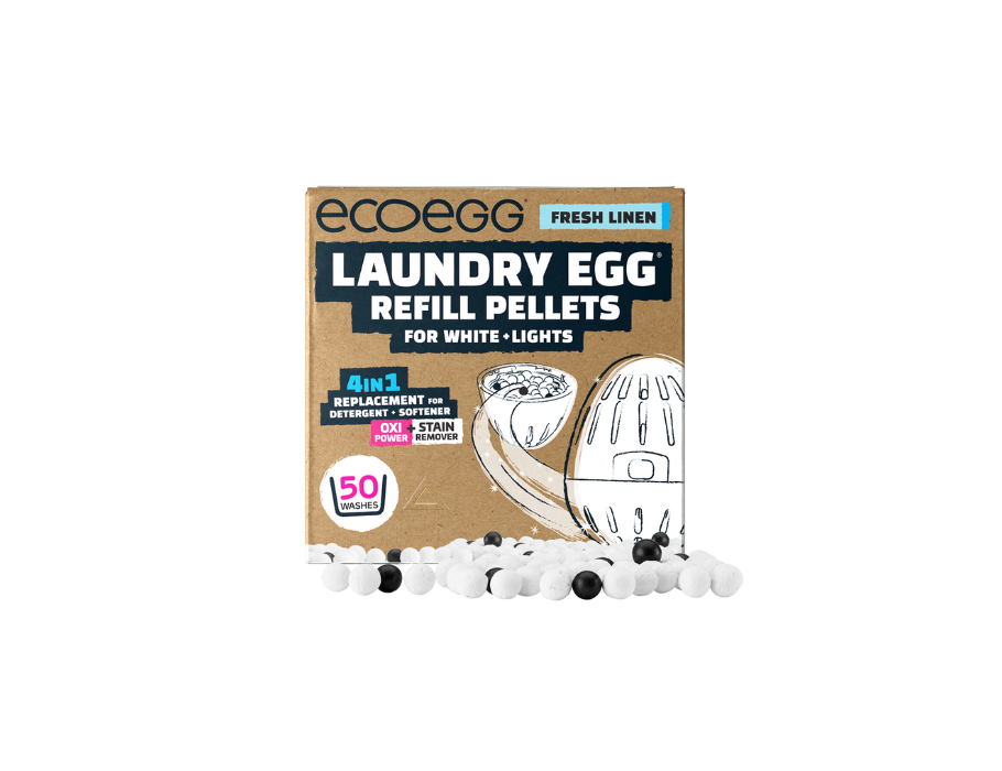 Ecoegg Refill til hvid voks - frisk linned - 50 vaske