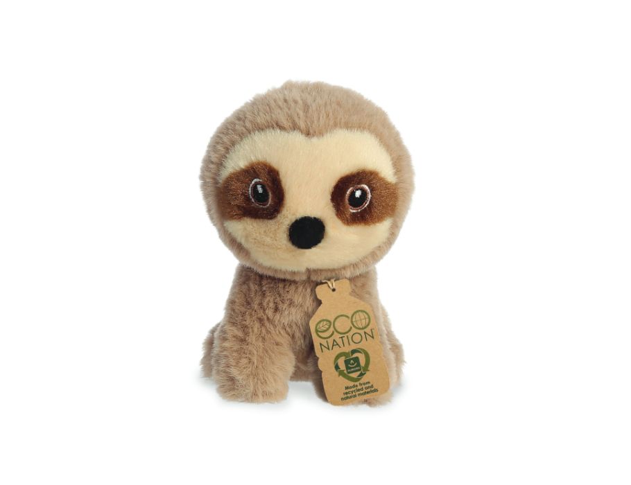 Eco Nation Pluchen Cuddle - Mini - Sloth - 13 cm