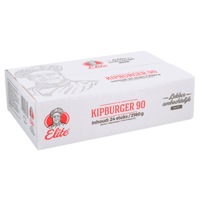 Elite kyllingeburger (24x90 gr)