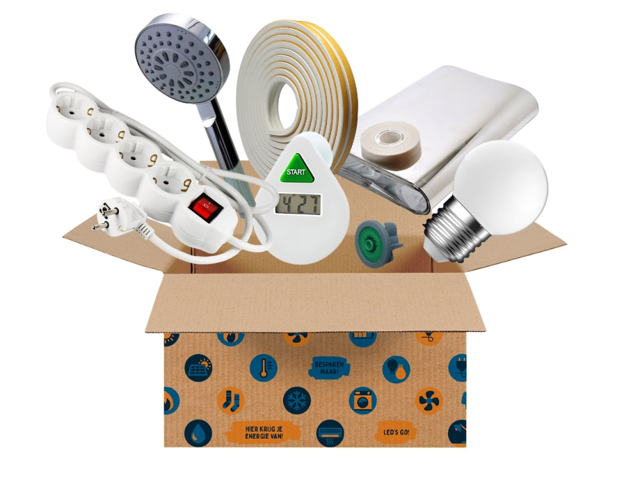 Energispareboks - stor - mix - ad