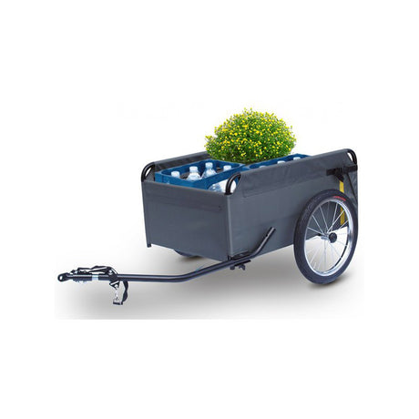 Roland Traveler Bicycle Trailer 130L 16 tommer unisex sort