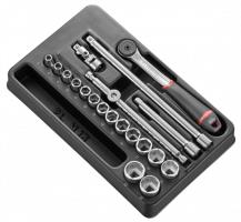 Facom modul 3 8” 6-sidet fatninger og skralde