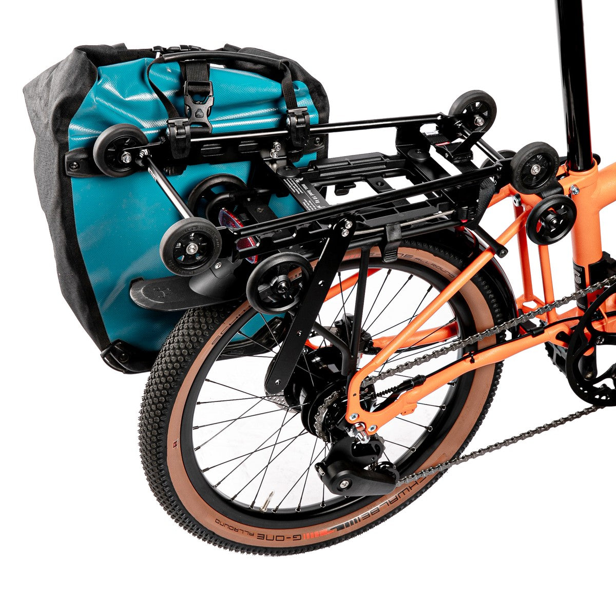 Fahrer gepäckträgererweiterung topbærer brompton rytter parret bærer topbærer brompton
