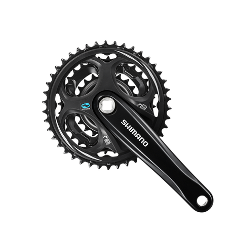 Shimano efcm311c222xl crankstel altus 7 8 spd. 170 42x32x22 zwart (- 4.5 mm diep)