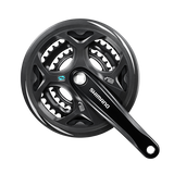 Shimano kranksæt altus m311 7 8s 48-38-28t 175 mm sort