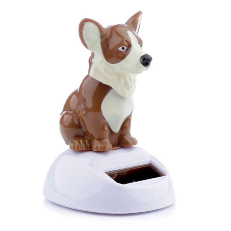 Corgi solar figur