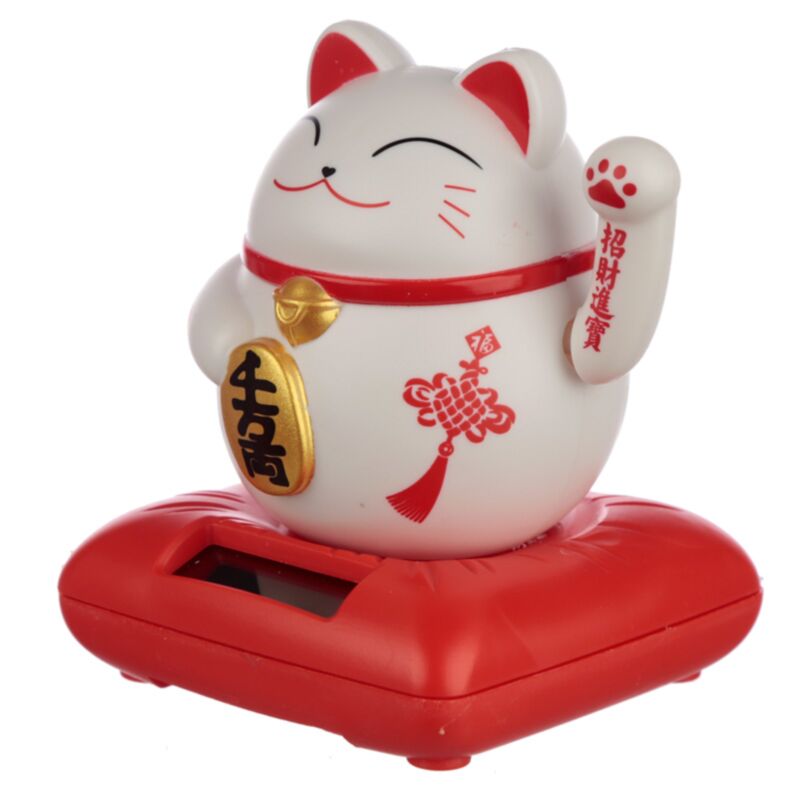 Vinkende kat solfigur