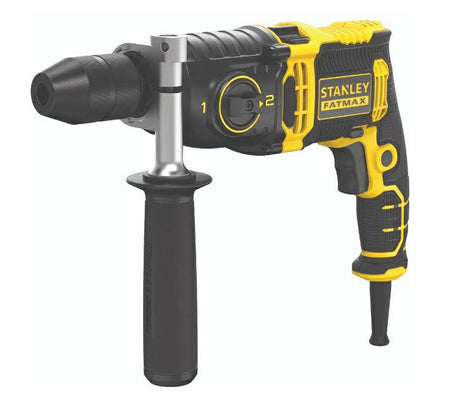 Stanley fatmax 850w slagboremaskine med 2 hastigheder i kabinet fmeh850k-qs