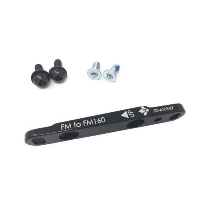 Formel adapter flad montering - ø140mm til ø160mm - front