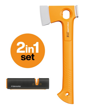 Fiskars universele bijl x13 + vuren