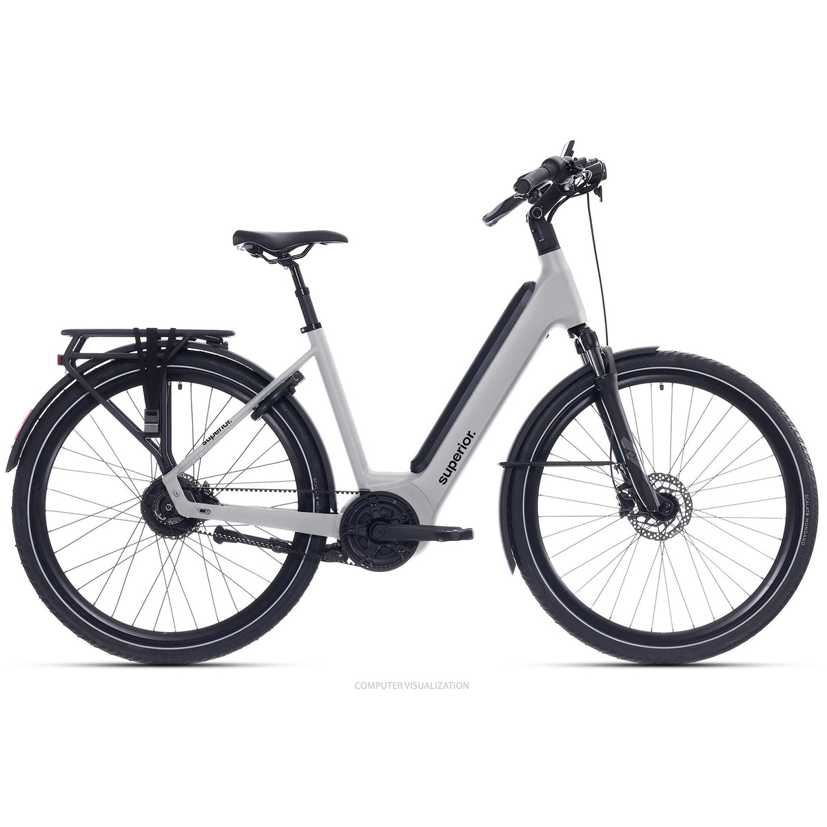 Superior eway 6,5 50cm (m) glans grå mik