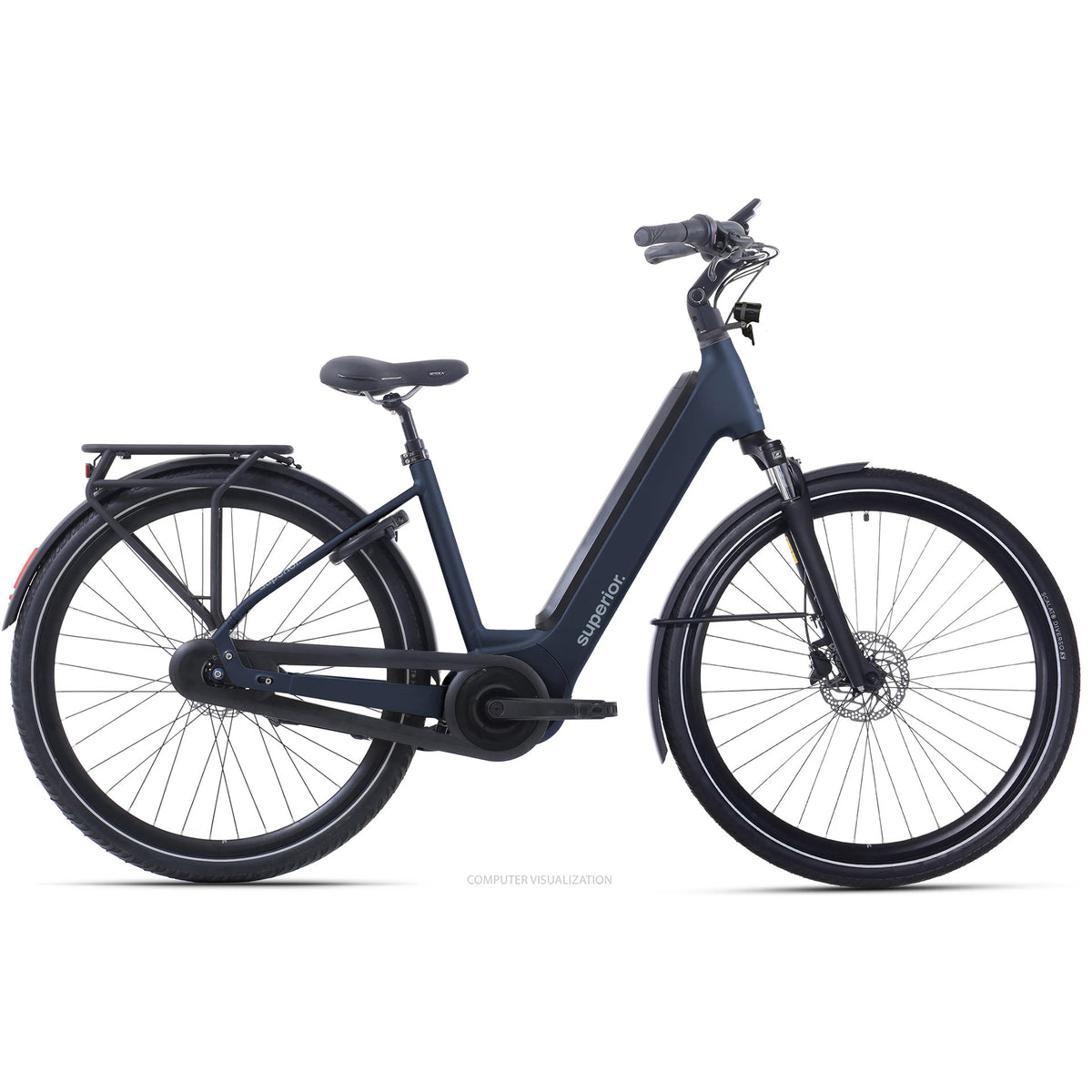 Superior e-tour eway 6.2 58cm (xl) mat mørkeblå