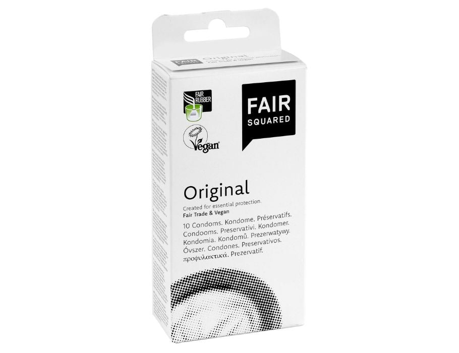 Fair firkantede kondomer originale 10 stk