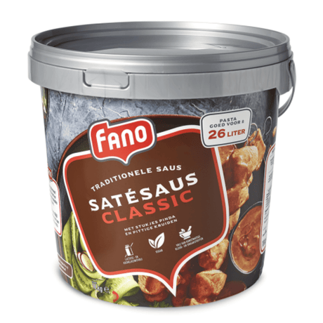 Fano satay sauce bøtte (10 kg)