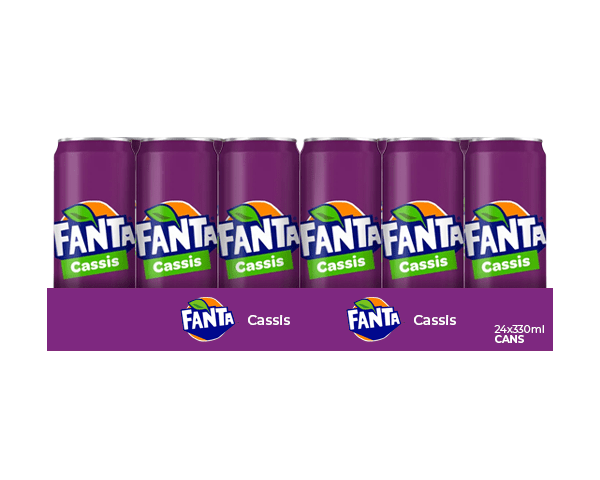 Fanta cassis dåse (24x33cl) (kopi)