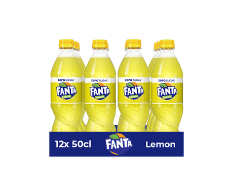 Fanta zero lemon pet (12x 50cl)