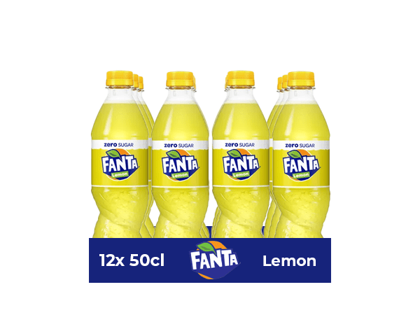 Fanta zero citronhætte (12x 50cl)