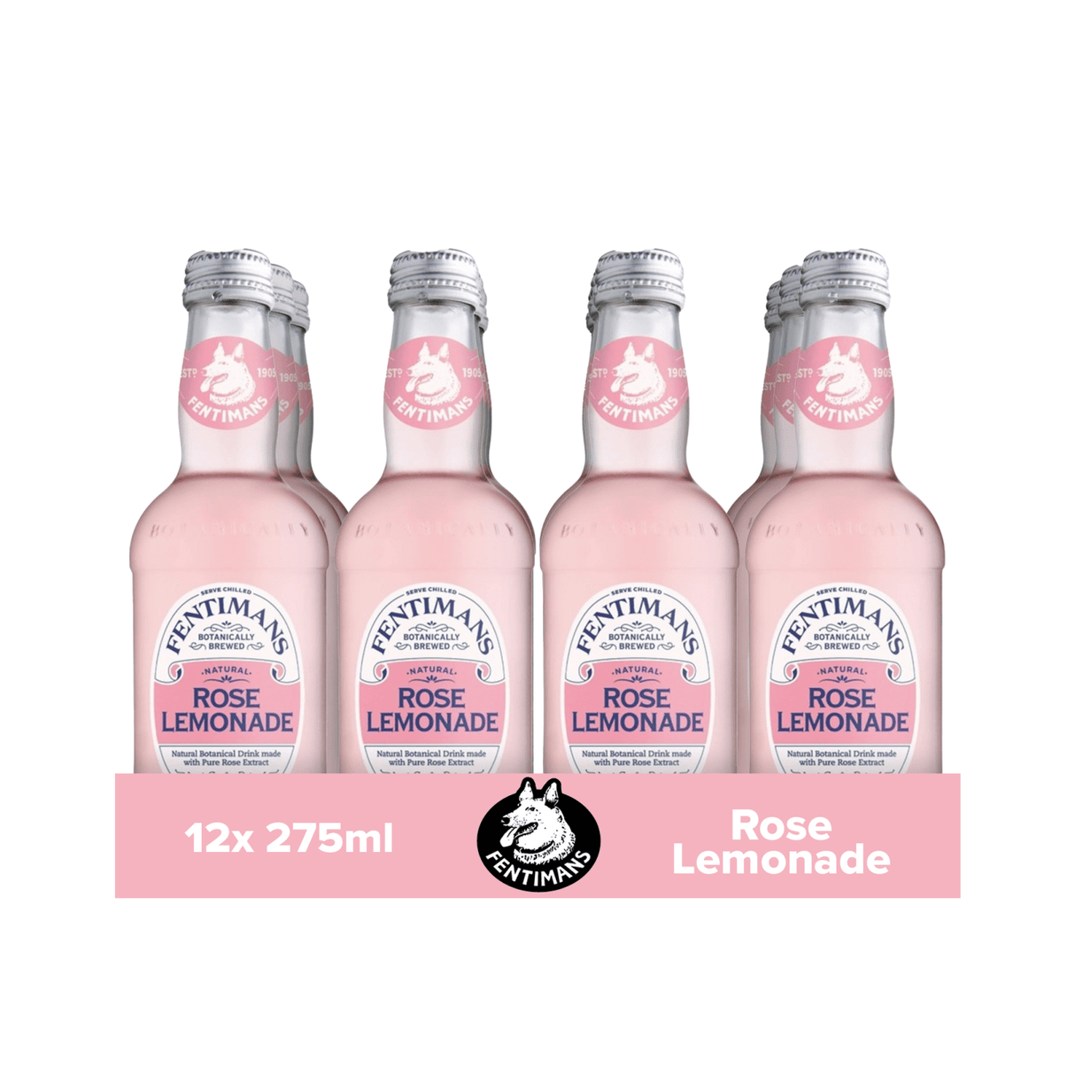 Fentimans rose limonade flaske (12x 275ml)