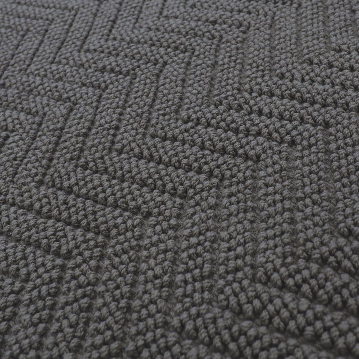 Hollandsk hus formia bademåtte 50x80cm grå