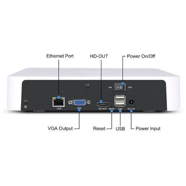 Foscam FN8108H, 8-kanal 5MP Network Video Recorder