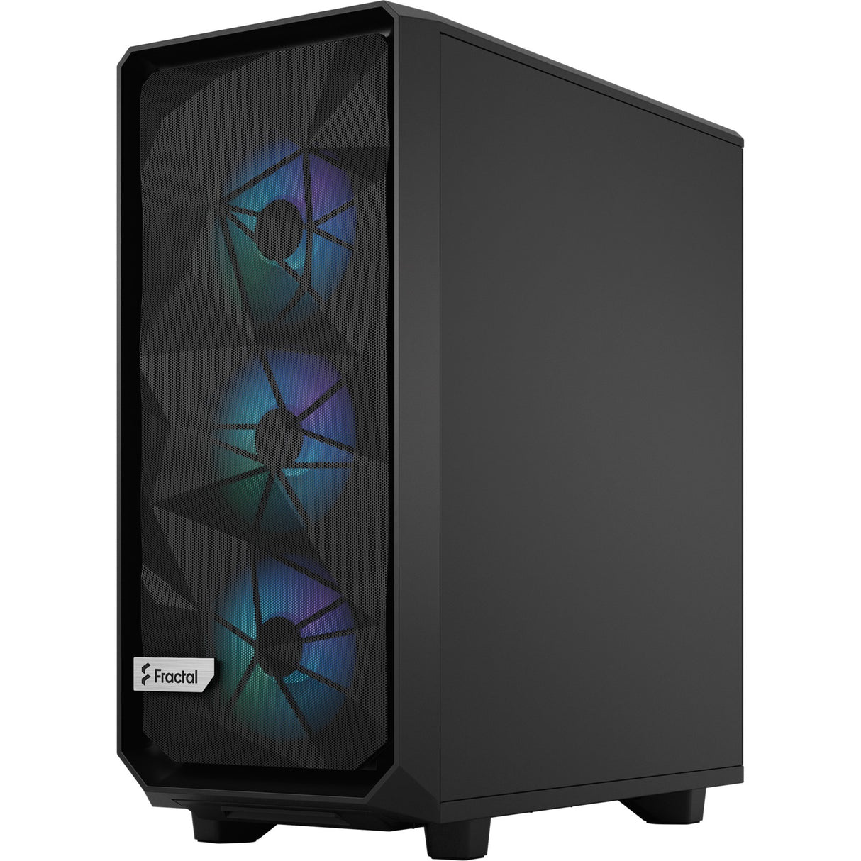 Fraktal design meshify 2 kompakt lite rgb sort tg lys farvetone