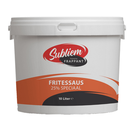 Sublimt slående pommes frites sauce 25% (10 liter)
