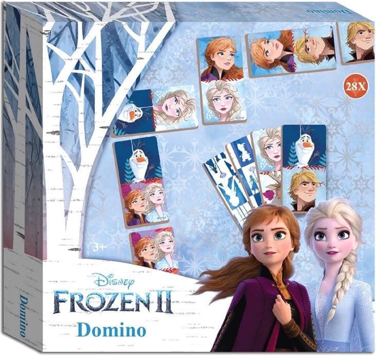Toi-legetøj disney frozen 2 domino læg alle dine kort væk