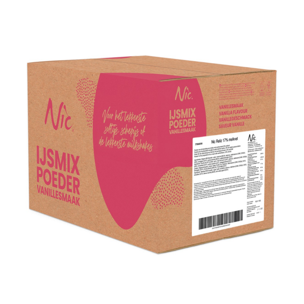 Nic isblandingspulver (d)creme 17% (14x 1kg)