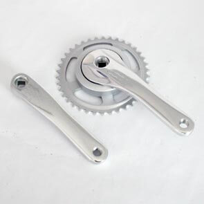 Crank Set Linea 38T Aluminium stål sølv