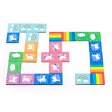 Unicorn magisk dominosæt til børn