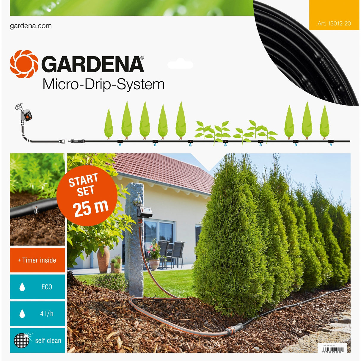 Gardena Gardena Micro-Drip-System StartSet M til at køre planter med B