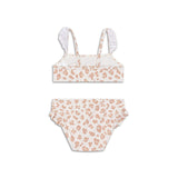 Leopard | beige UV-bikini til piger