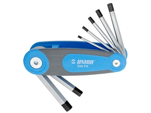 Unior Pocket Knife Allen Keys indstiller 2,5-10 mm workshop